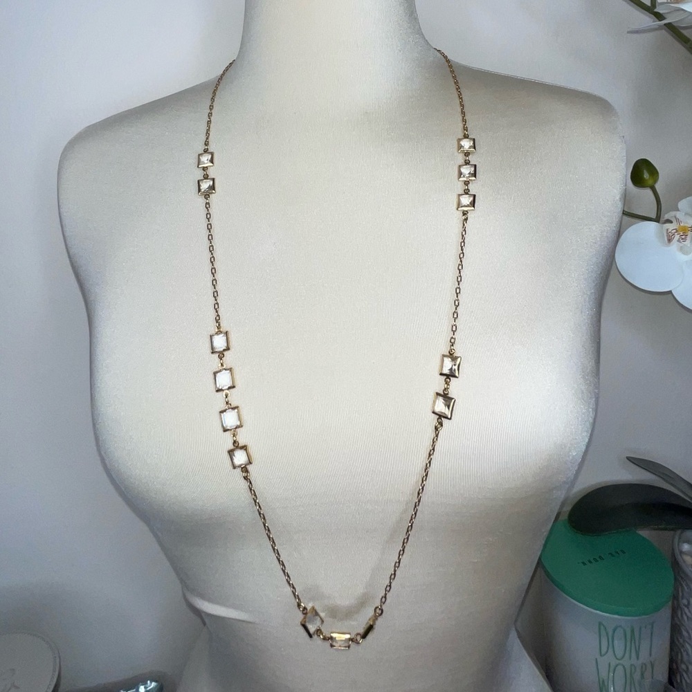 Vintage J.Crew Runway Couture Crystal Necklace - Picture 7 of 11